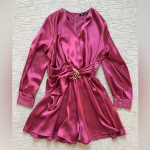 Pink Satin Romper